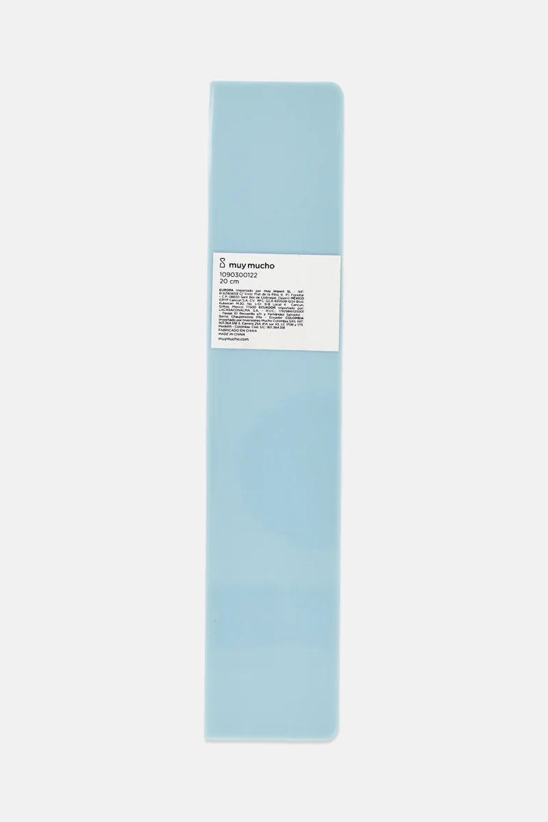 موي موتشو مسطرة بلاستيكية  سم، لون أخضر مريمي