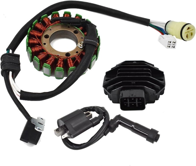 marddpair Stator, Regulator Rectifier, and Ignition Coil Replacement for Yamaha Raptor 660 YFM660 (2001-2005) - Image 1