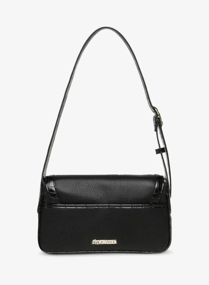 ستيف مادن Bkodiakc Logo Detail Flap Crossbody Bag
