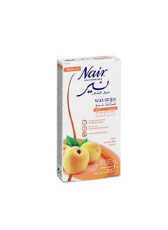 Nair Hair Rem Face Wax Strips With Apricot Milk Extract 20'S 