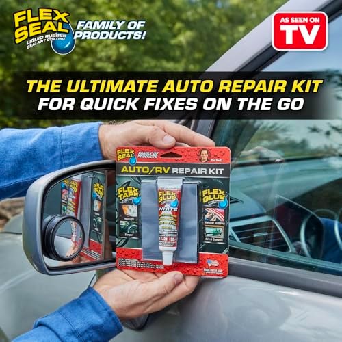Flex Seal AutoRV Repair Kit Super Strong Waterproof Rubberized UV Resistant Car Truck Motorcycle Seal and Patch Bond and Repair Quick Fix for Rips and Tears - Image 3