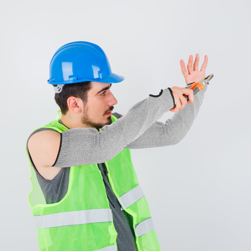 📦 أكمام ذراع مقاومة للقطع للحماية من اللحام وتشكيل الزجاج بتصميم متين - Image 3