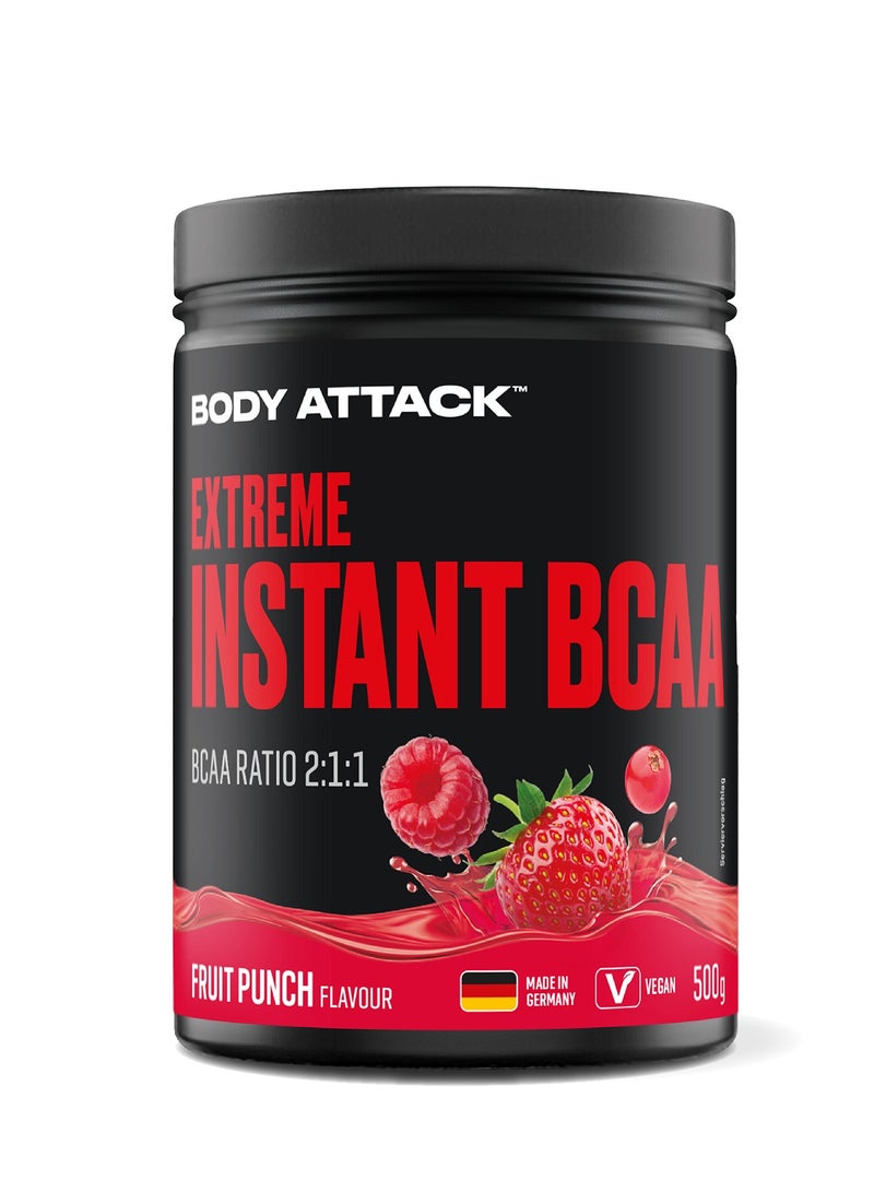 Body Attack بي سي إيه إيه الفوري المتطرف 500 جرام بنكهة فواكه السلاش