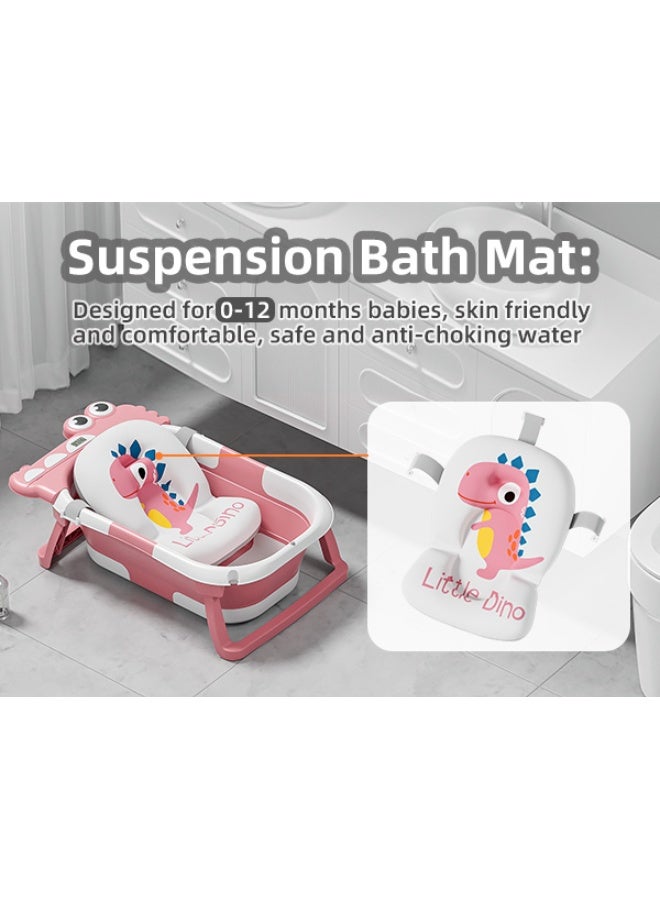 لوفي حوض استحمام للأطفال قابل للطي – وردي - Image 1