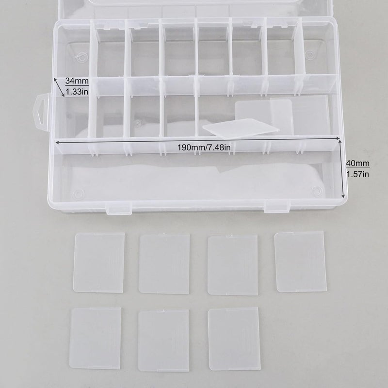 OriGlam 24 Compartment Electronic Component Storage Box Case, SMD SMT Case, Electronic Boxes - Image 2