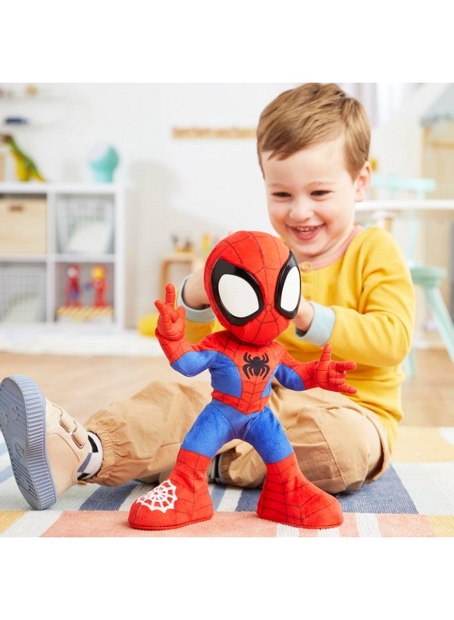 SPIDEY AND HIS AMAZING FRIENDS سبايدي وأصدقاؤه المذهلون - لعبة سبايدي القابلة للتفاعل مع 20 عبارة وأصوات، و2 أغاني، ألعاب الأبطال الخارقين للأطفال من 3 سنوات وما فوق - Image 4