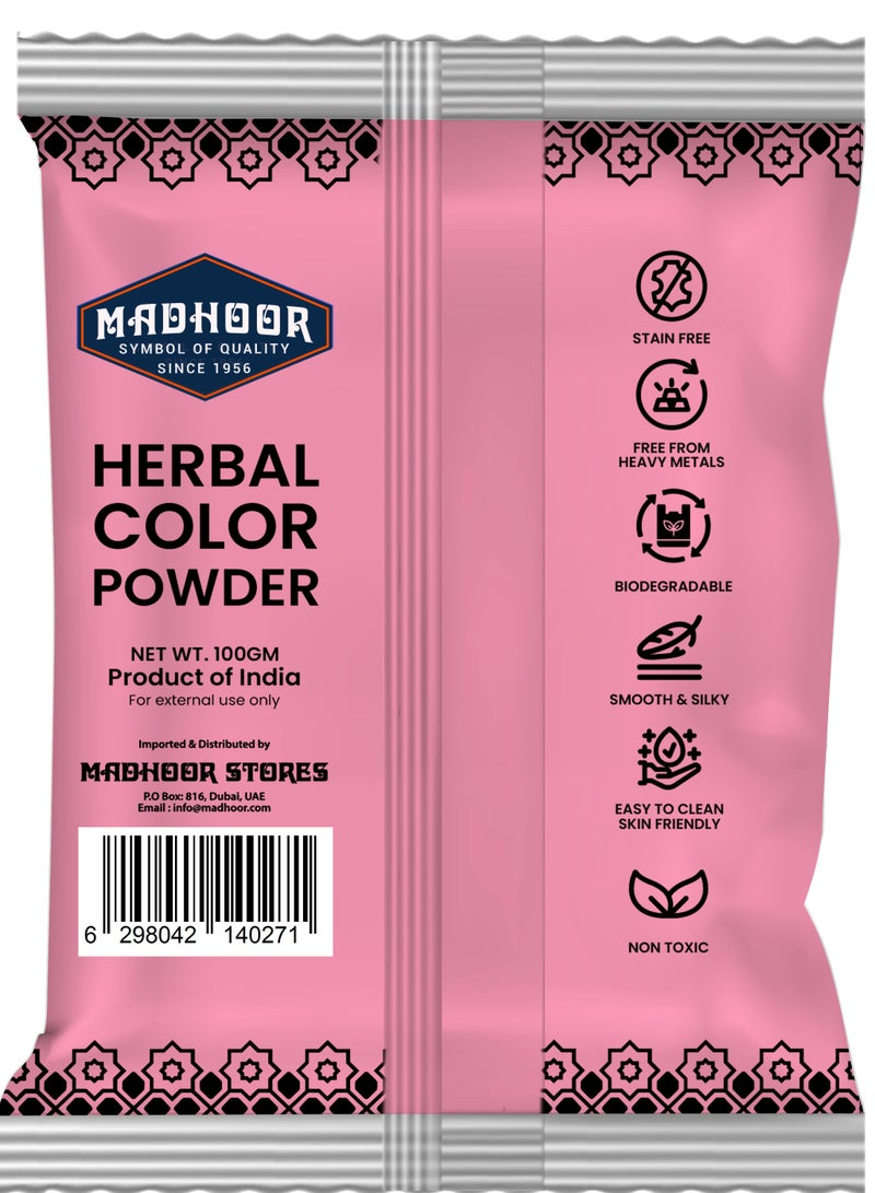 مدهور لون هولي عشبي وردي 100 غرام - Image 2