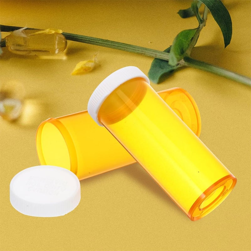 10pcs Empty Plastic Pill Bottles with Caps, Medication Bottles for Travel and Home Organization, Portable Pill Organizer for Tablets and Fish Oil Storage - Image 5
