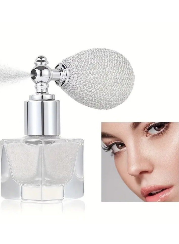 DIMSHOW Vibrant Holographic Body Glitter Spray - Long-Lasting, Water-Resistant, Multi-Use Makeup for Hair, Face, and Body - Perfect for Music Festivals, Party, and Night Out #4 BRONZE - Image 2