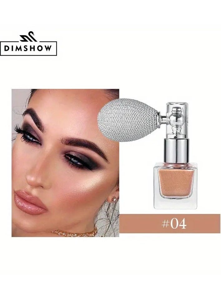 DIMSHOW Vibrant Holographic Body Glitter Spray - Long-Lasting, Water-Resistant, Multi-Use Makeup for Hair, Face, and Body - Perfect for Music Festivals, Party, and Night Out #4 BRONZE - Image 5