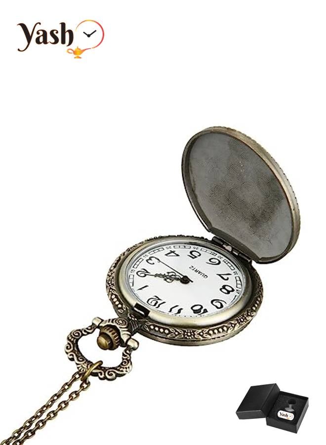 Yash Anime Skull One Piece Style Quartz Pocket Watch - Image 5