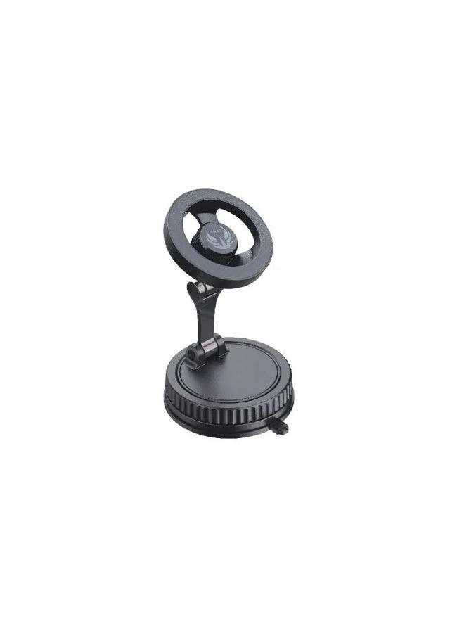 يوفو حامل الجوال المغناطيسي YOUFO – تثبيت بشفط الفاكيوم (Vacuum Suction)، مغناطيس N52 فائق القوة، دوران 360° كامل، متوافق عالمياً (iPhone & Android). - Image 2