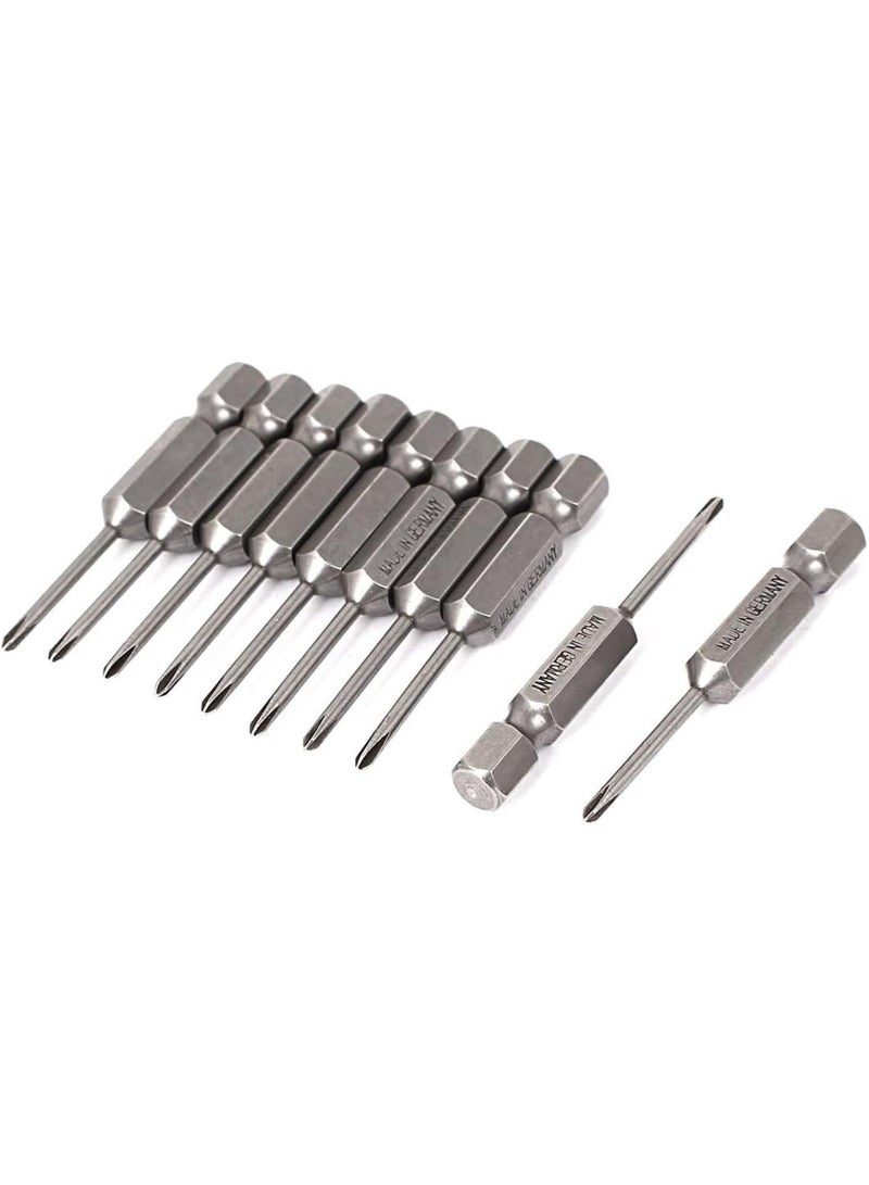 GGOOT 2mm Tip PH0 Magnetic Phillips Cross Screwdriver Bits Hardware Tool 10pcs (26219873bc26e8006174703072985425)  - Image 1