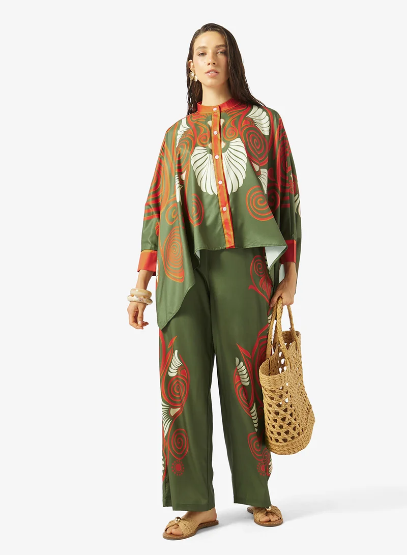 Soleira  Printed Top & Pant Set for Women | Best Price UAE
