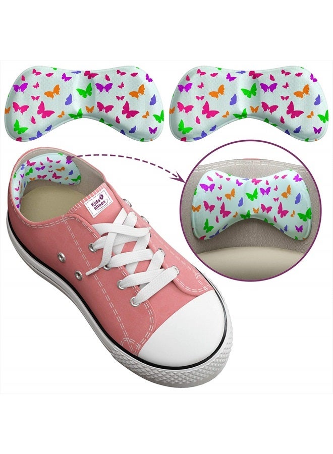 Ballotte 4 Kids Shoe Inserts, Extra Sticky Heel Grips for Kids, Add Extra Comfort and Volume (0.5 Size), Cute Small Heel Inserts for Girls and Boys Boots, Trainers, Or School Shoes - Image 1