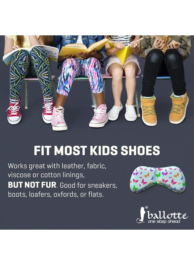 Ballotte 4 Kids Shoe Inserts, Extra Sticky Heel Grips for Kids, Add Extra Comfort and Volume (0.5 Size), Cute Small Heel Inserts for Girls and Boys Boots, Trainers, Or School Shoes - Image 5