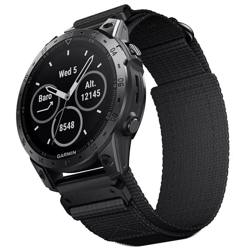 Bluejw Lionorm Quick Fit Nylon Watch Band 22mm 26mm - Breathable Replacement Strap for Garmin Fenix 7 7X 6 6X 5 Tactix Series - Image 5