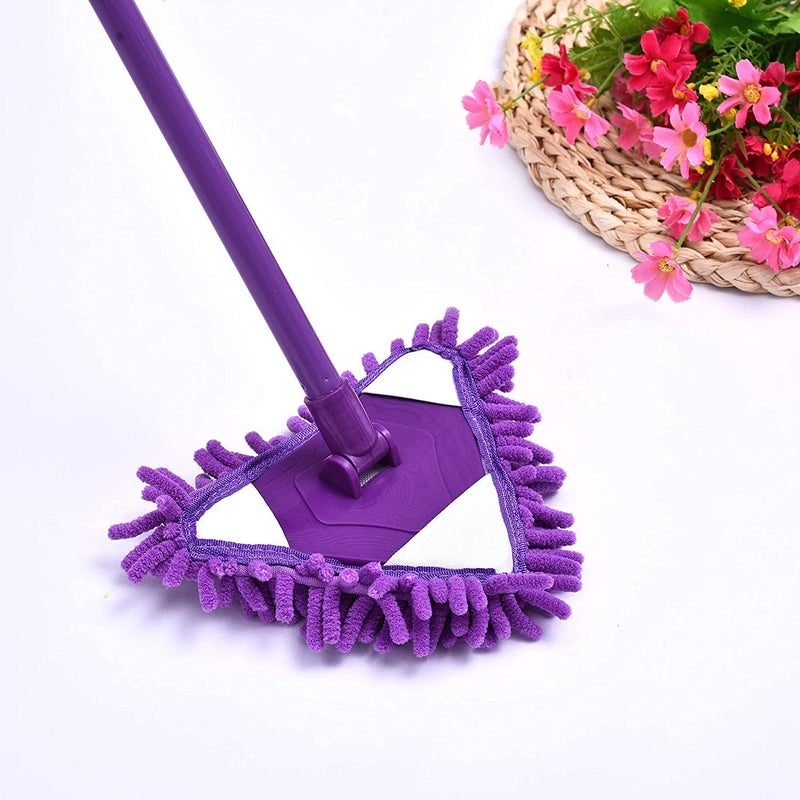 BBD kitchen shop shop Wall Mop with Long Handle, Microfiber Wall Cleaner with Extension Pole 39" to 35" for Ceiling Washer, Cleaning Wall and Baseboard Duster (Multi) - Image 3