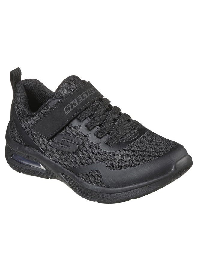 SKECHERS Boy's Microspec Max Torvix Sneaker, Black Textile Trim - Image 3