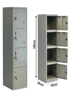 Living 4 Doors File Cabinet Metal Locker 42*38*180cm  - Image 4