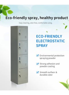 Living 4 Doors File Cabinet Metal Locker 42*38*180cm  - Image 5