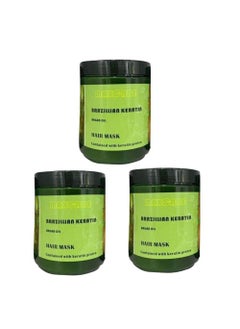 Maxcare Brazillian Keratin hair mask organ oil 3pcs 