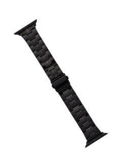 Watch Titanium Folding Buckle Band for Apple Watch Ultra and Ultra 2 for Men and Women 49mm Series 9/8 - Black, Size 49mm  - Image 3