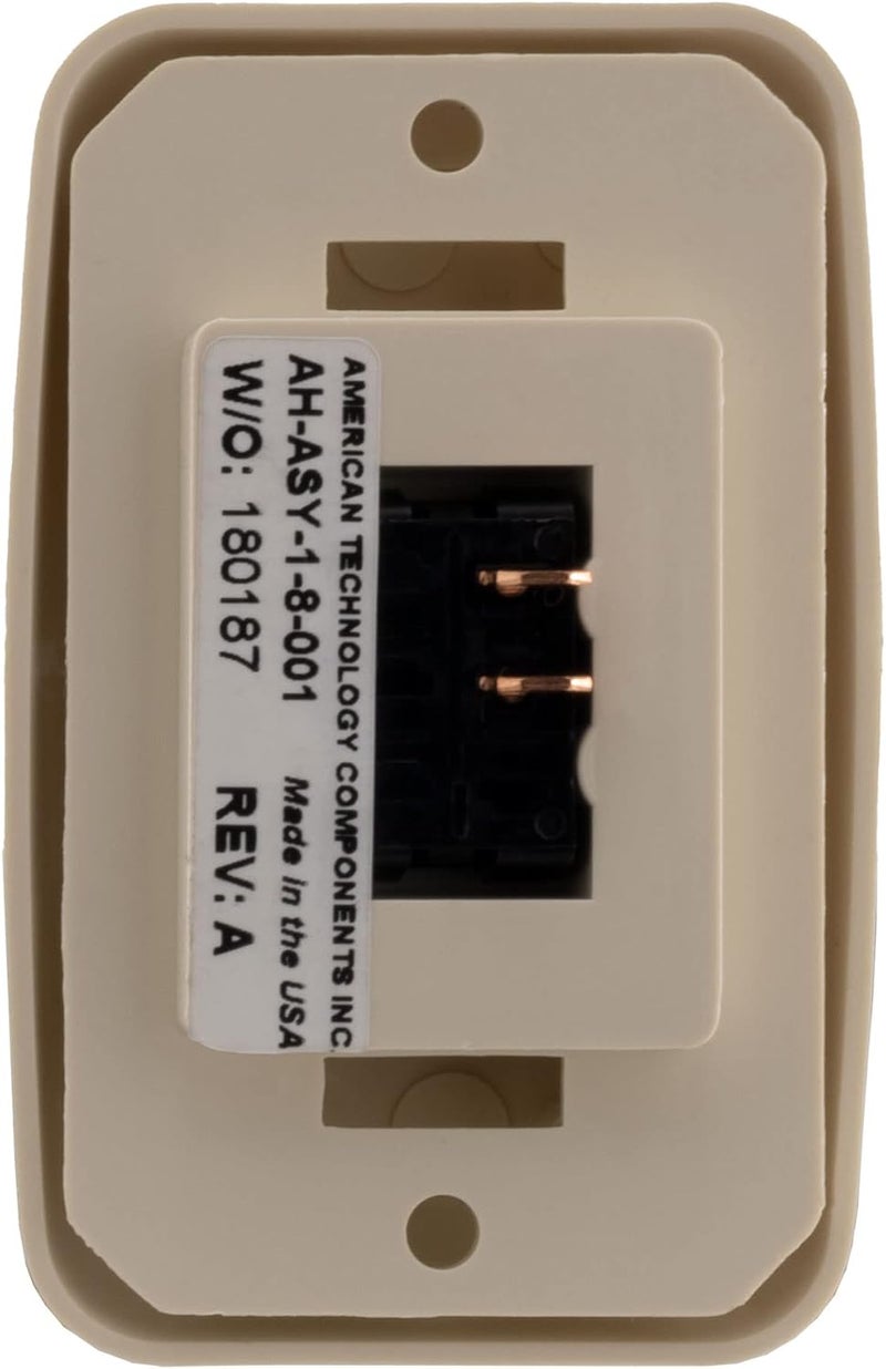 American Technology Components Single SPST On-Off Switch with Bezel, 12-Volt, for RV, Trailer, Camper (Almond) - Image 4
