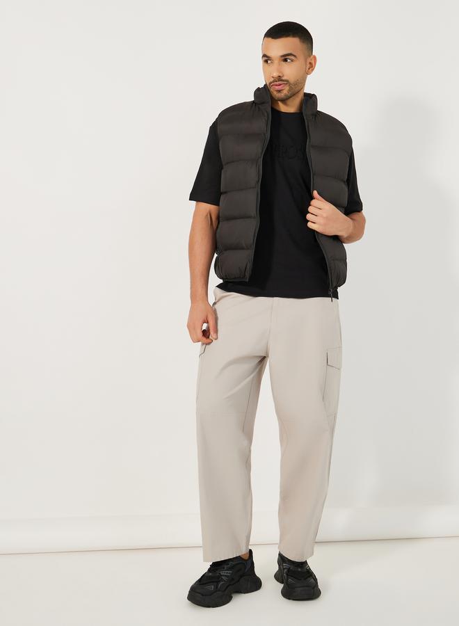 Styli Oversized Embossed Round Neck T-Shirt  - Image 2