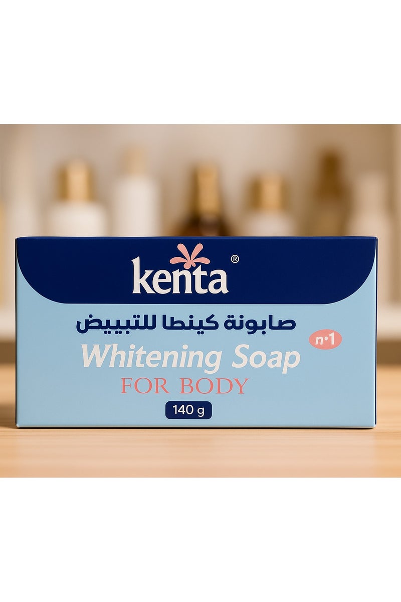 Kenta Whitening Soap for Body 140g + Kenta Foot Cream with Aker Al-Fassi 300g - Image 3