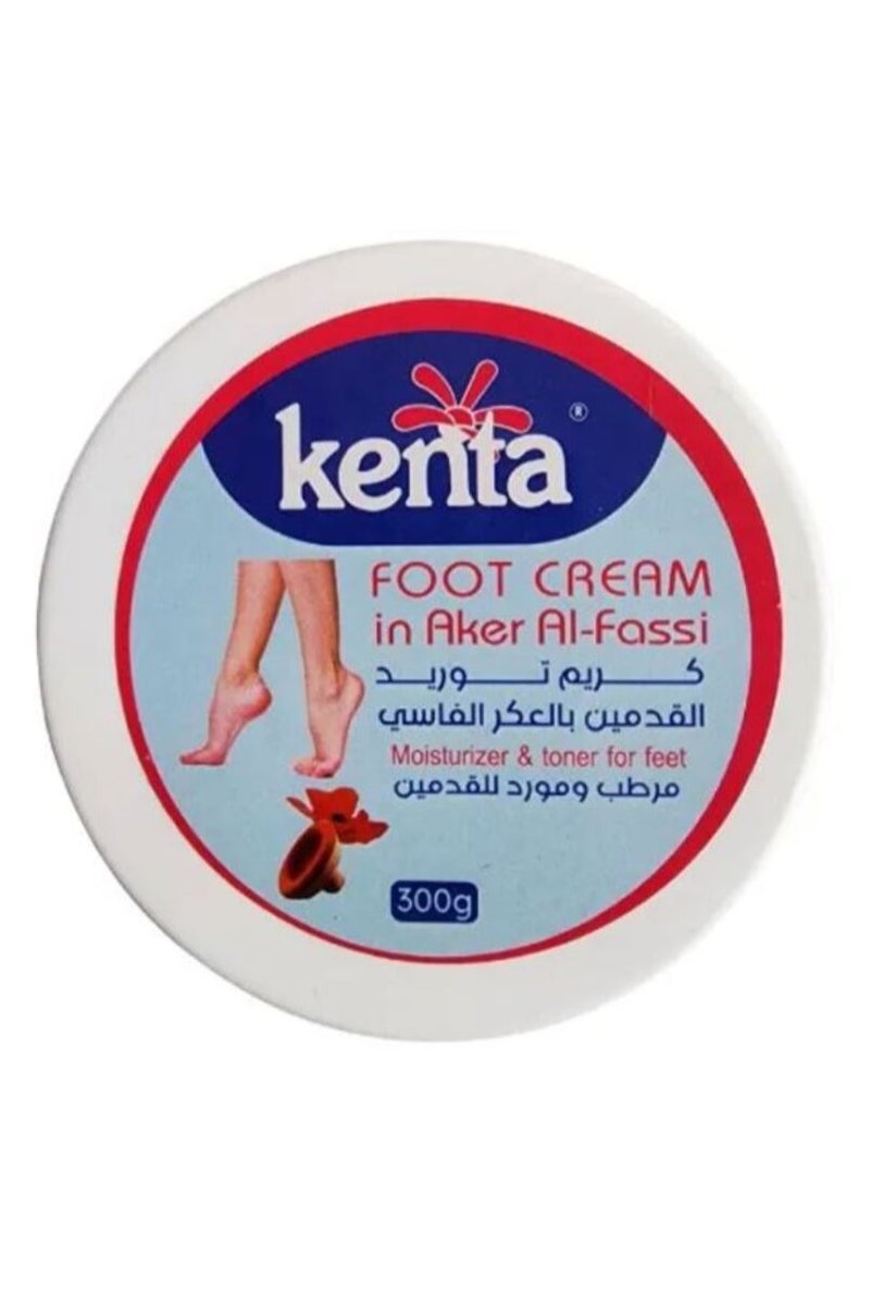 Kenta Whitening Soap for Body 140g + Kenta Foot Cream with Aker Al-Fassi 300g - Image 2