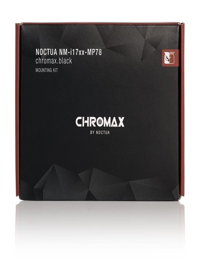 Noctua NM-i17xx-MP78 Chromax.Black CPU Cooler Assembly Kit CPU Cooler to Intel LGA1700 (Black) - Image 2