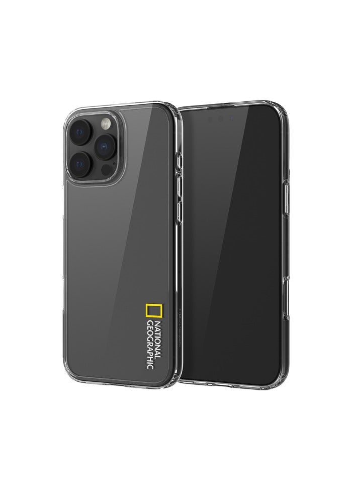 National Geographic Accessories, Cover National Geographic Crystal Clear Case V2 Jell Hard iPhone 16 Promax with White Logo - Image 2