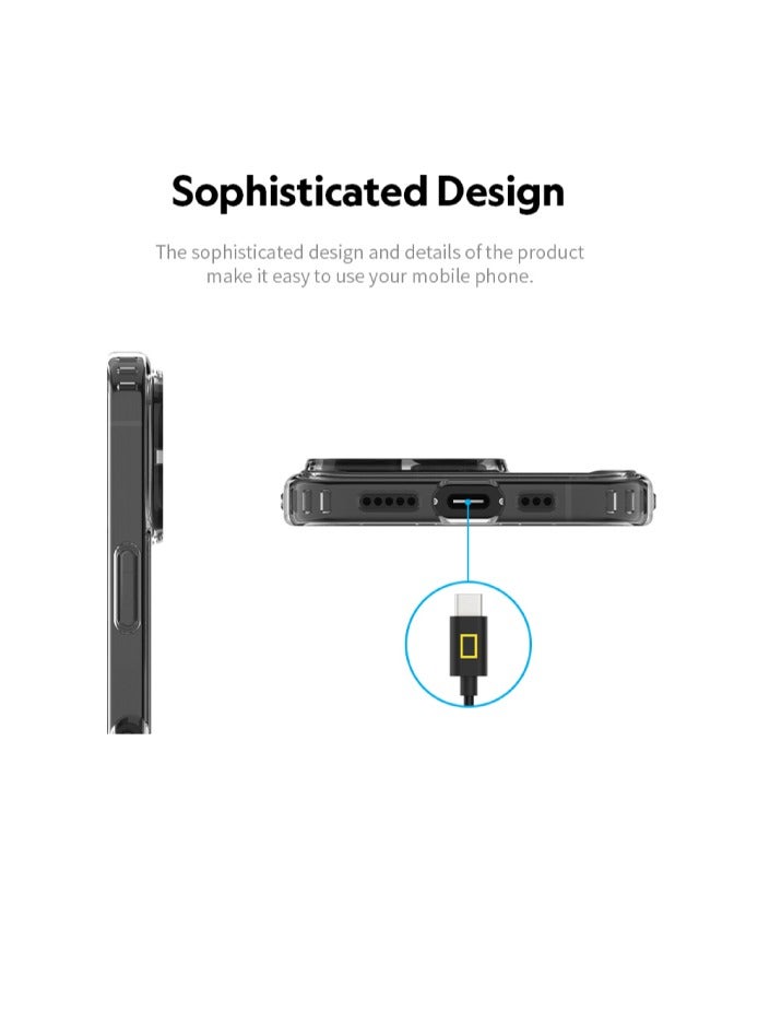 National Geographic Accessories, Cover National Geographic Crystal Clear Case V2 Jell Hard iPhone 16 Promax with White Logo - Image 4