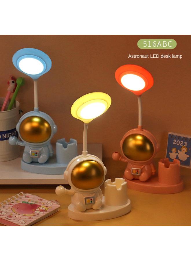 الأزرق جي دبليو رائد فضاء جديد يشحن مصباح طاولة LED لتعلم القراءة مصباح طاولة حماية العين مصباح سرير غرفة نوم الطالب - Image 1