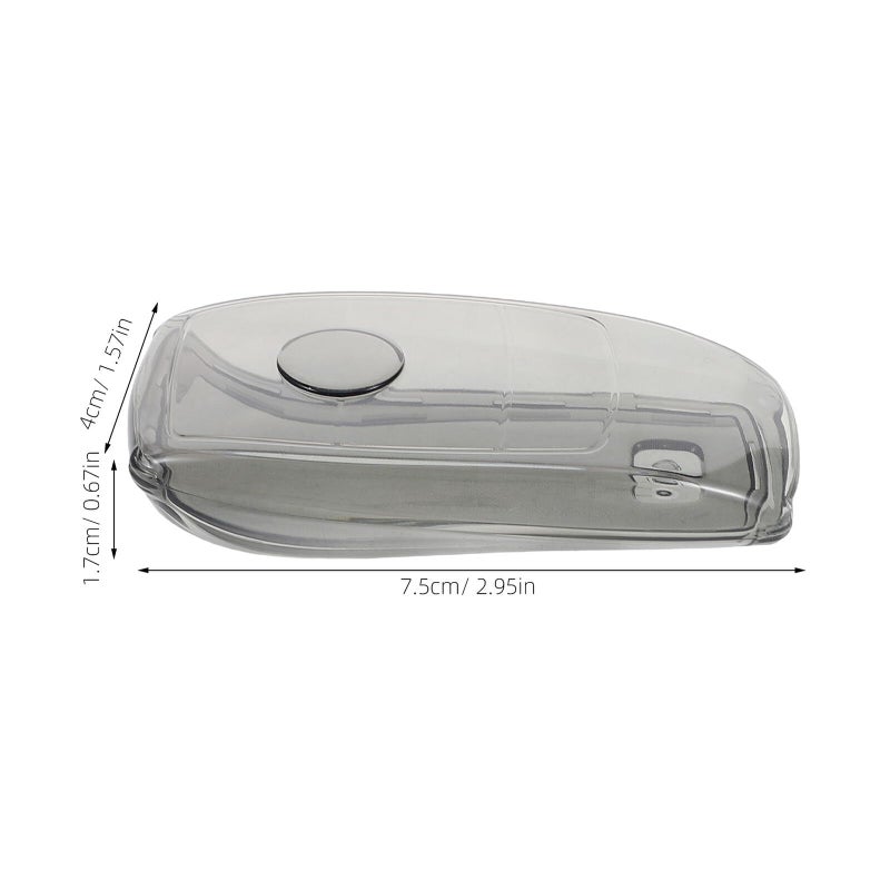 TPU Car Key Cover Case Scratch Resistant Waterproof Black Protection Shell - Image 3