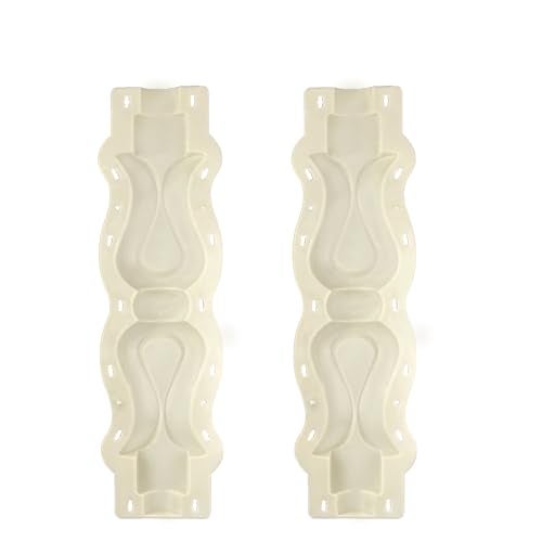 DIYUNIMOULD Concrete Balcony Molds, Baluster Molds for Fence Garden and Home Decoration (Style 1) - Image 3