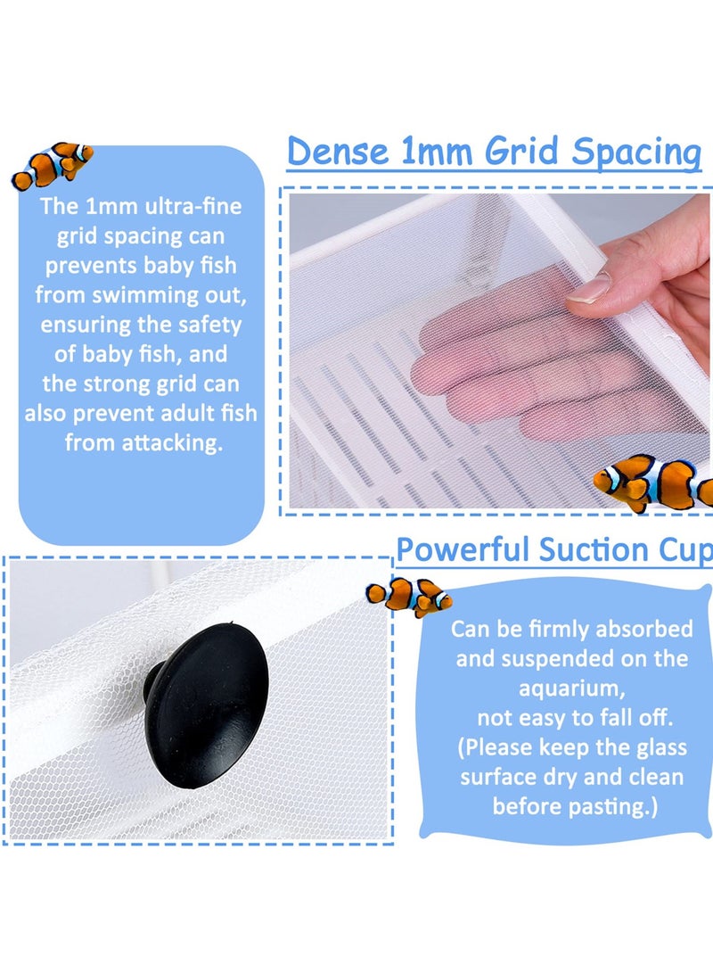 Generic Multi-Functional Aquarium Fry Breeding Box for Guppies and Tropical Fish, Includes 6 Suction Cups, Perfect Incubator Tank Divider, 16 x 14.5 x 15.5 cm  - Image 4