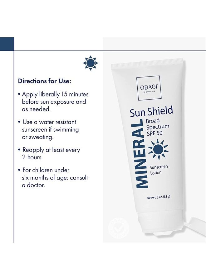 Obagi Medical واقي شمس معدني واسع الطيف SPF 50، 3 أونصة. عبوة من 1 - Image 2