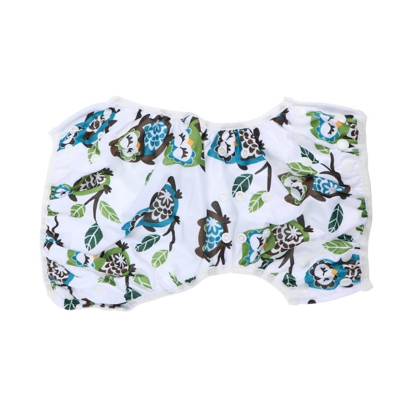 1pc Reusable Kids for Children Dieprs Pocket Comfortable Adjustable Pant Green Beach Play Swimming Lovely Cover Briefs Washable Printing Girls Toddler Diapers Baby - Image 2