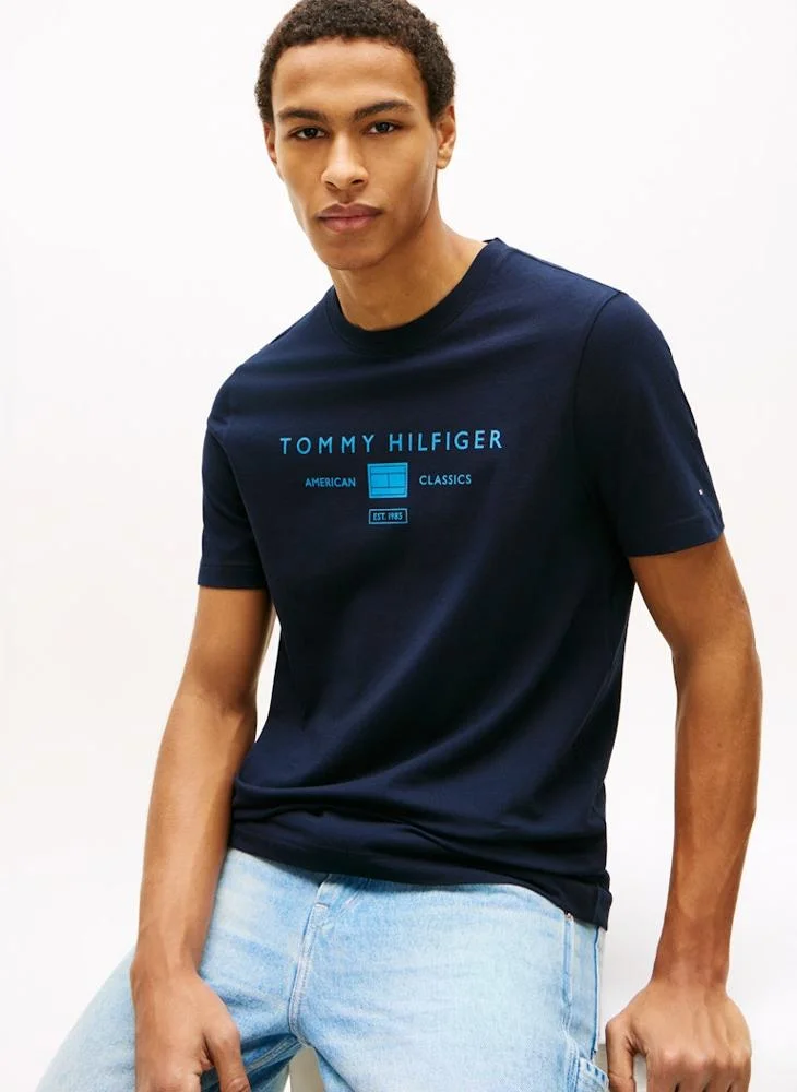 TOMMY HILFIGER  Jersey Logo T-Shirt for Men | Best Price UAE