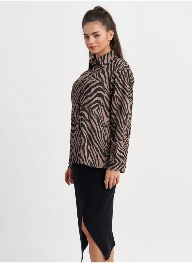 HaILYS Hailys Women's Blouse , Multicolor