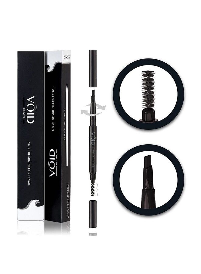 VOID Homme Beard Pencil Filler For Men (Black) Instant Beard Pen Kit For Fuller Beard Easy Beard Pen Liner Beard Filler Pencil For Beard Filling Pen Kit & Beard Marker Waterproof Beard Pencil - Image 2