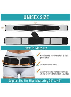 Y&D Joint Hip Belt, Lower Back Support Brace for Men and Women, Braces Pain, Pelvic Anterior Tilt, Sciatica Pain Relief, Pelvis Lumbar Nerve Leg One size Fit All  - Image 5