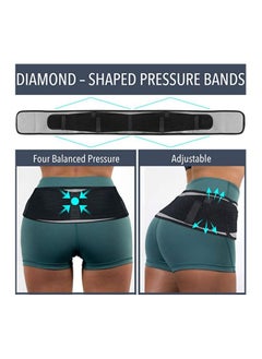 Y&D Joint Hip Belt, Lower Back Support Brace for Men and Women, Braces Pain, Pelvic Anterior Tilt, Sciatica Pain Relief, Pelvis Lumbar Nerve Leg One size Fit All  - Image 3