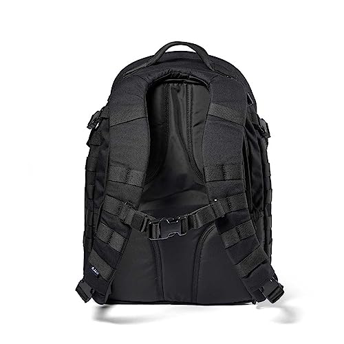 5.11 Tactical Backpack, Rush 24 2.0, Military Molle Pack, CCW with Multiple Compartments, 37 Liter, Medium, Style 56563, Black - Image 2