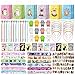 Coosilion Cat Party Favors Cute 132 Pcs Cat Themed Birthday Party Decorations with Goodie Bags Stuffer Pencil Headband Mini Notebook Slap Bracelet Squishy Toy Stickers for Girls Easter Gifts for Kids - Image 2