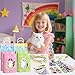 Coosilion Cat Party Favors Cute 132 Pcs Cat Themed Birthday Party Decorations with Goodie Bags Stuffer Pencil Headband Mini Notebook Slap Bracelet Squishy Toy Stickers for Girls Easter Gifts for Kids - Image 4