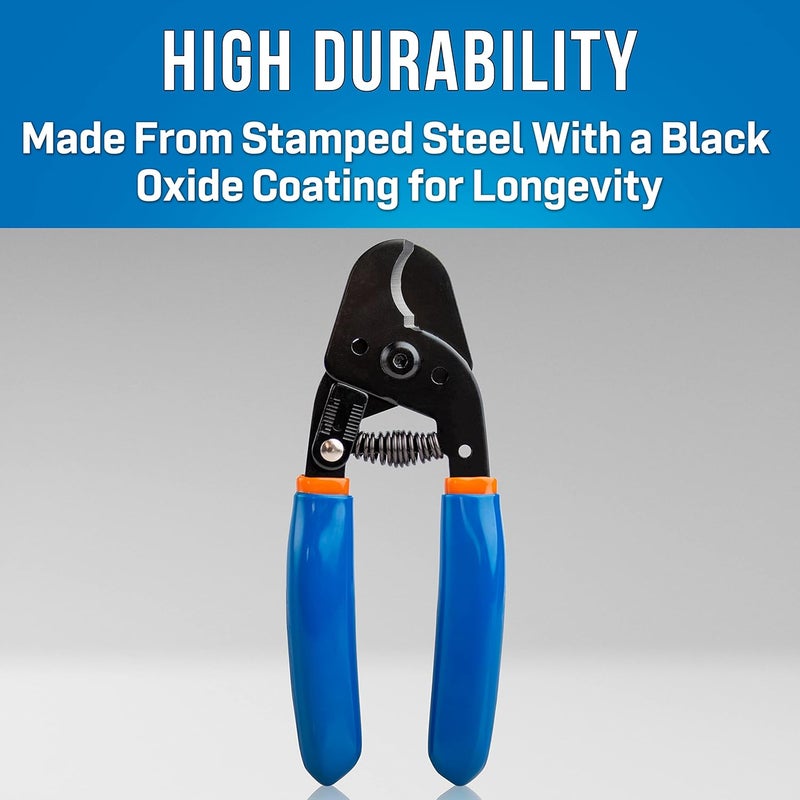Jonard Tools JIC-500 Compact Cable Cutter for Twisted Pair Network Cables, CAT5, CAT5e, CAT6, CAT6A - Image 4