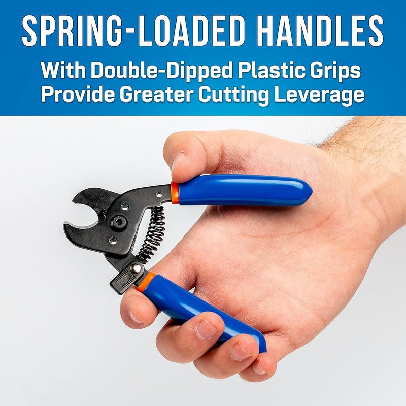 Jonard Tools JIC-500 Compact Cable Cutter for Twisted Pair Network Cables, CAT5, CAT5e, CAT6, CAT6A - Image 5